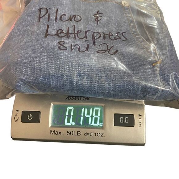 Pilcro and the Letterpress High-Rise Denim Leggings size 26 - Picture 12 of 12